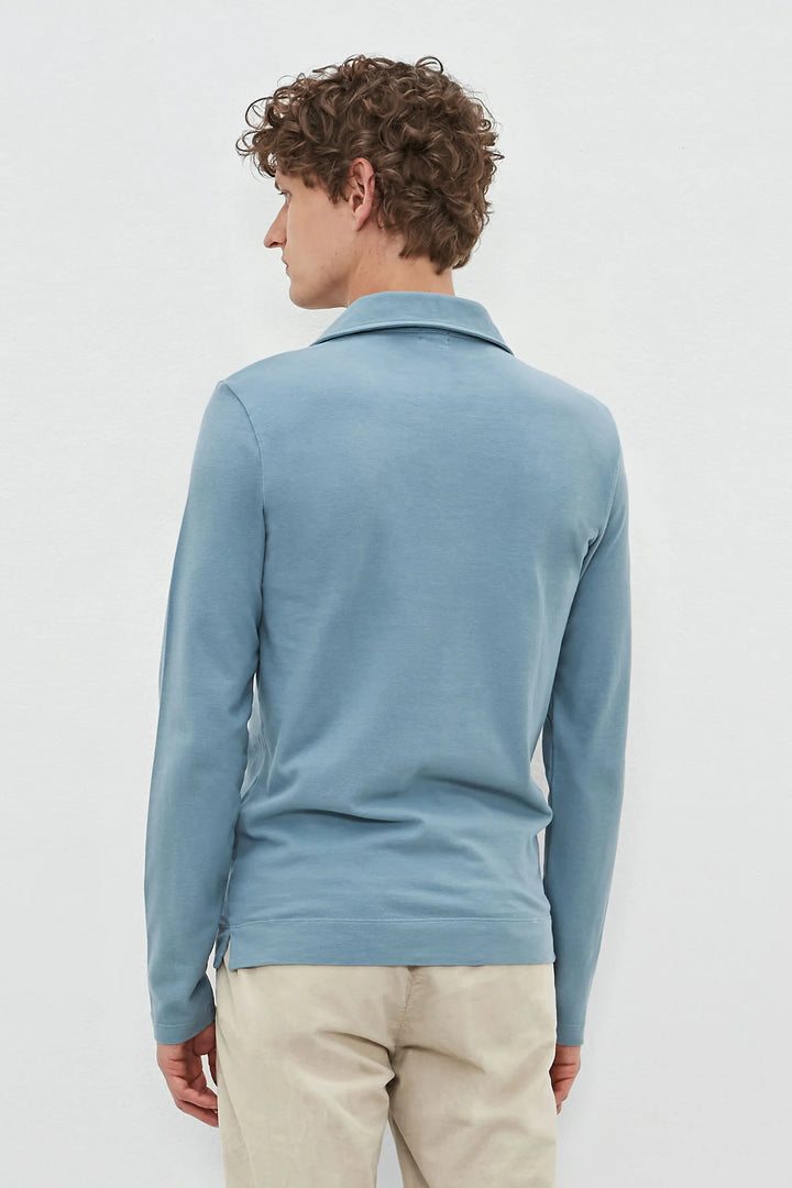Massimo Alba Rico Polo in Misty Blue