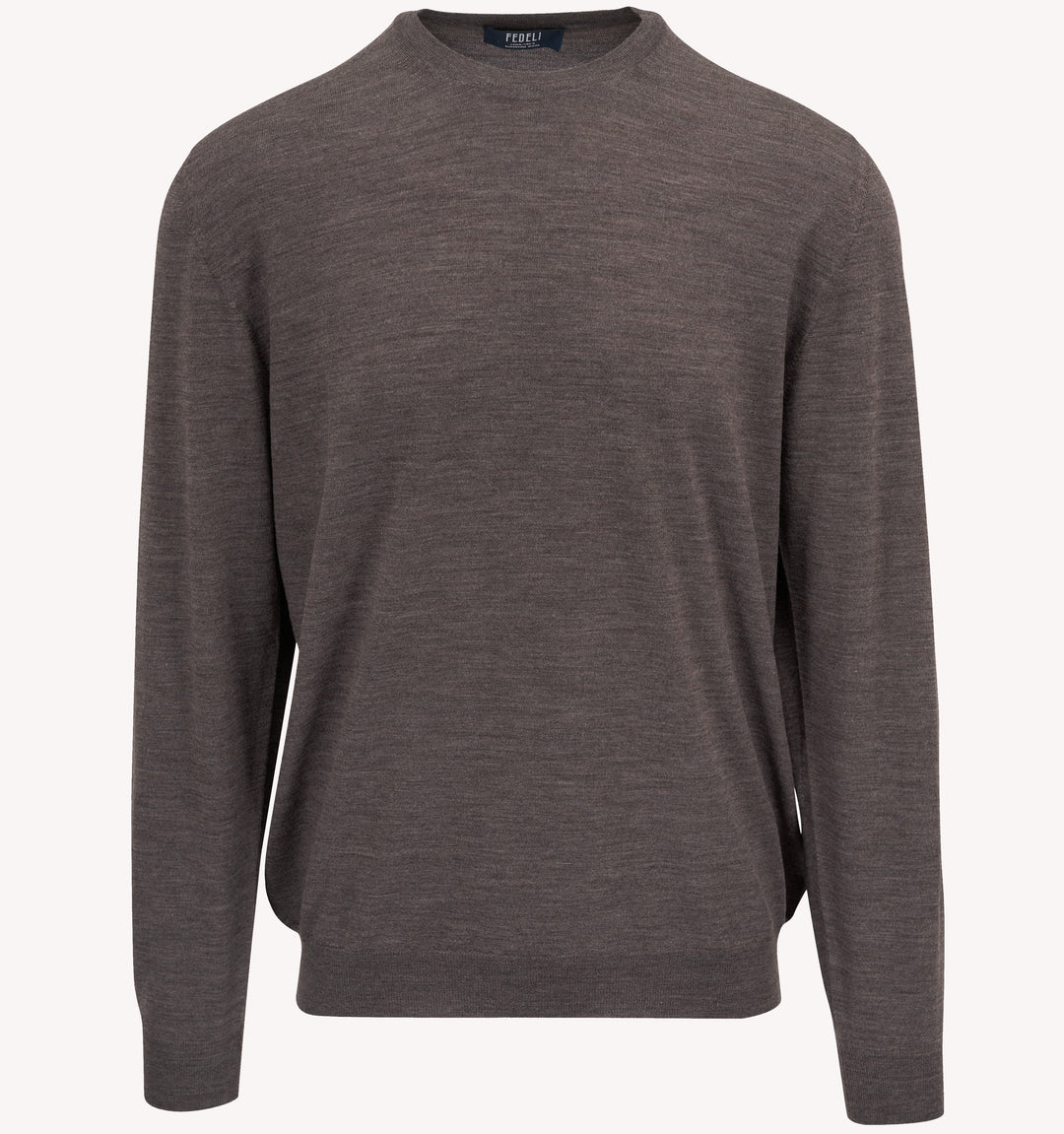 Fedeli Sweater in Grey Brown