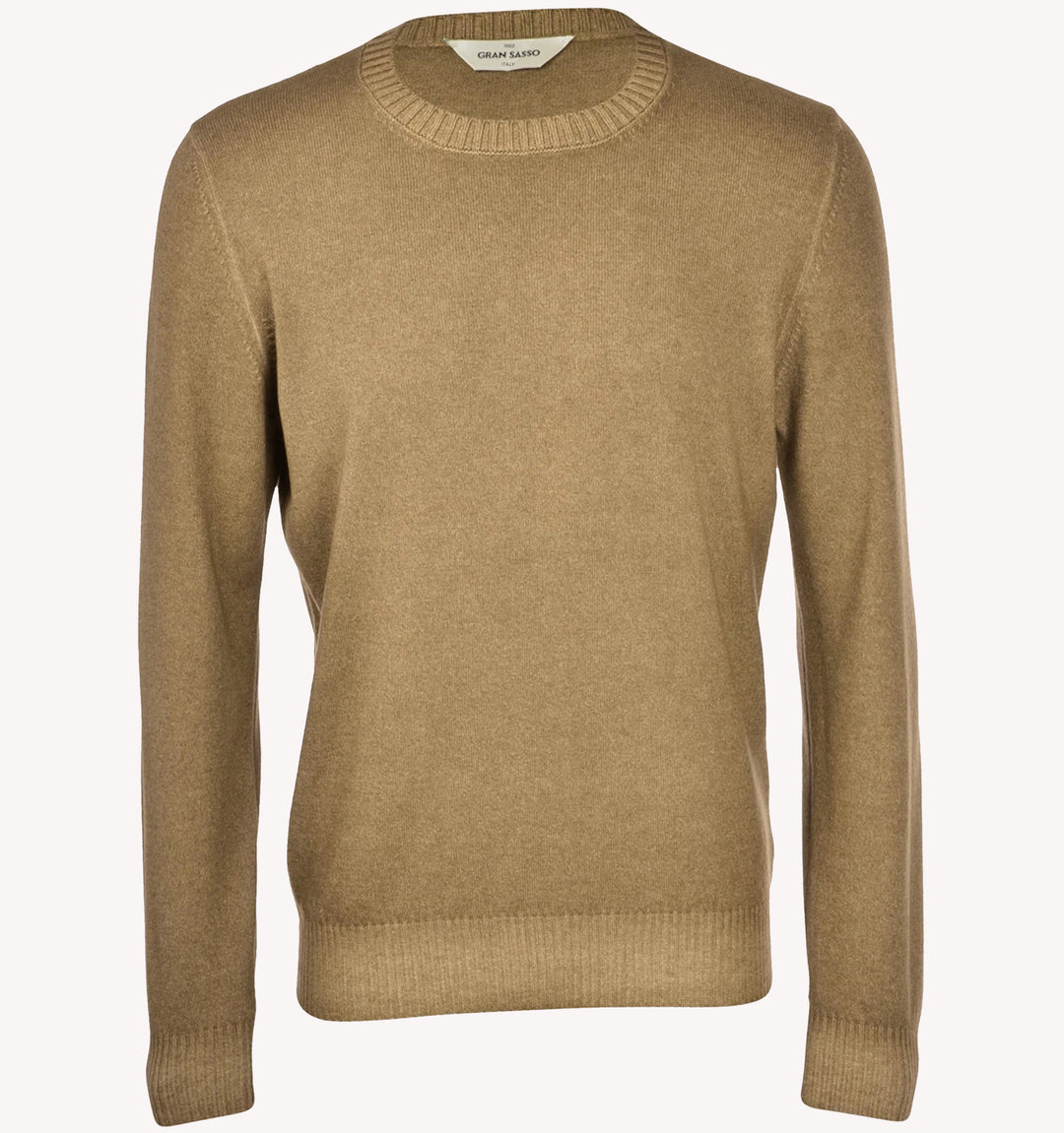 Gran Sasso Ribbed Vintage Sweater in Camel