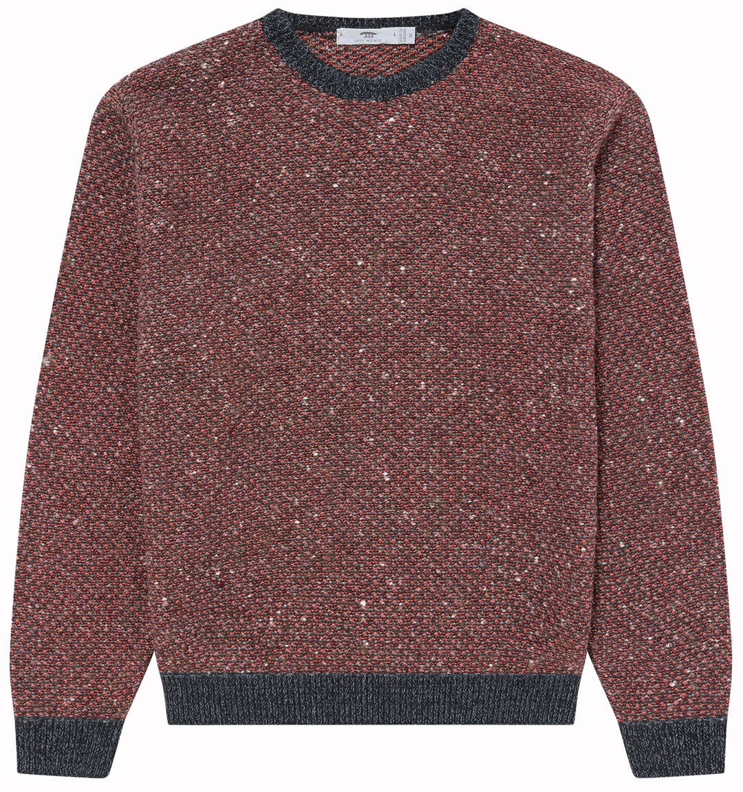 Inis Meain Bréidín Sweater in Burgundy