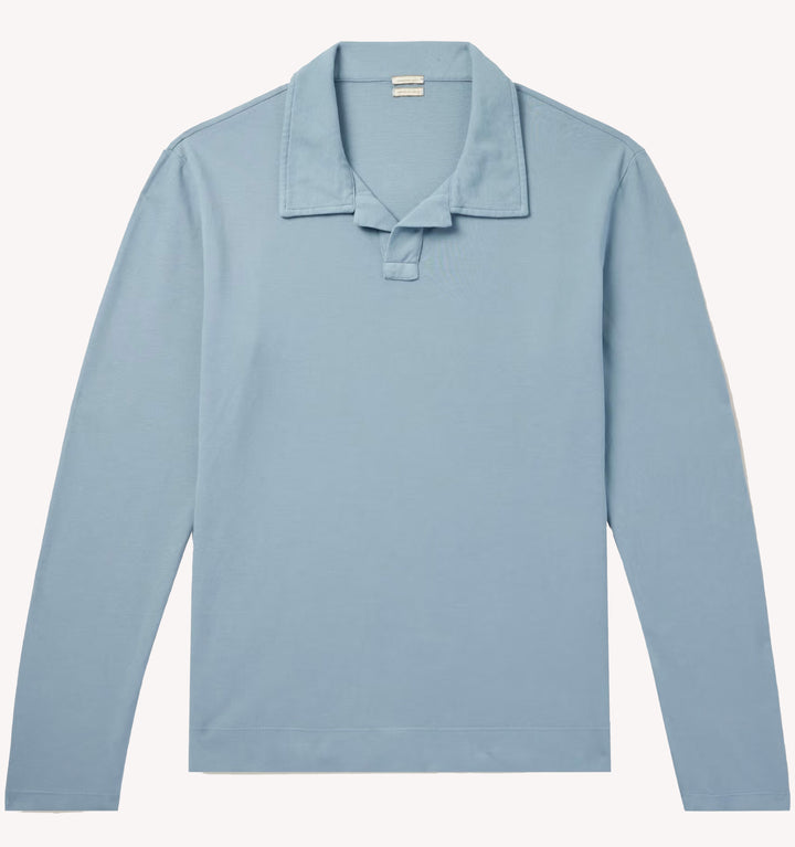 Massimo Alba Rico Polo in Misty Blue