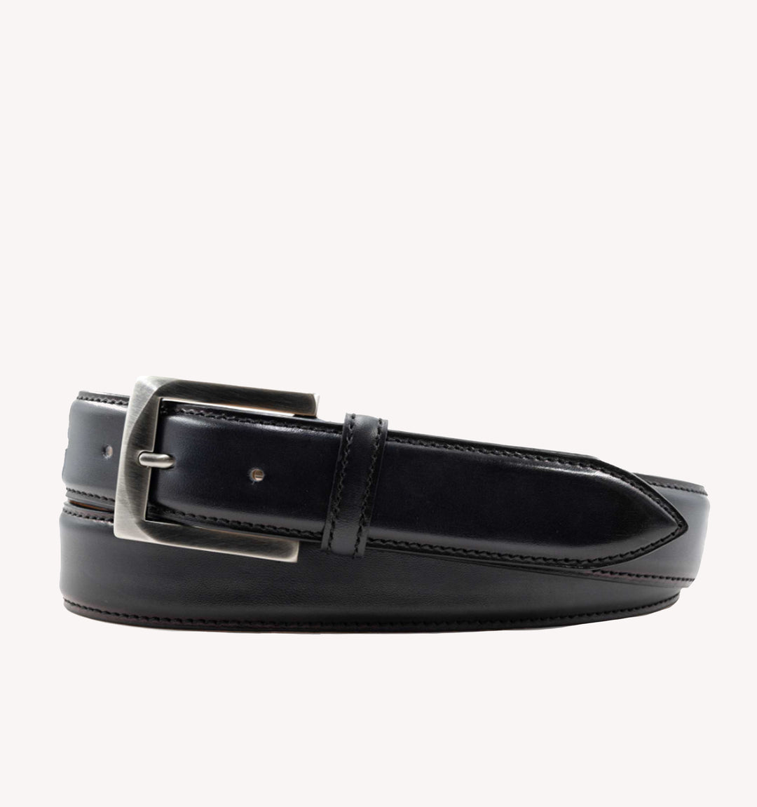 Martin Dingman Firenze Italian Dress Belt in Nero