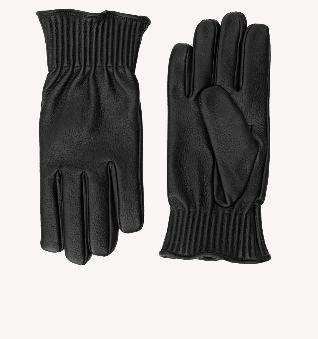 Orciani Nappa Washed Gloves in Black