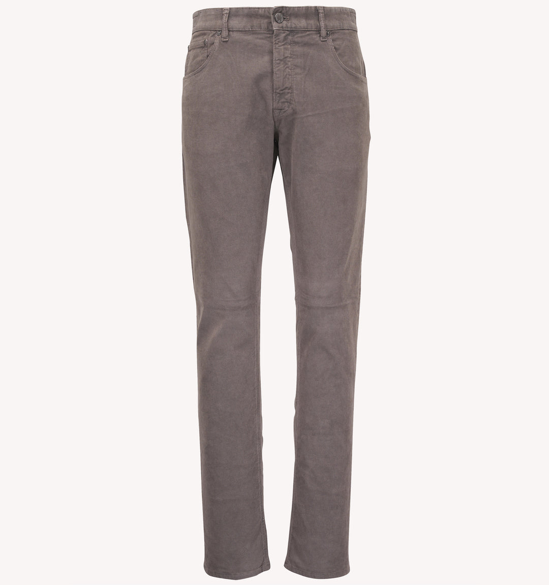 PT Torino Corduroy 5-Pocket Pant in Grey Brown