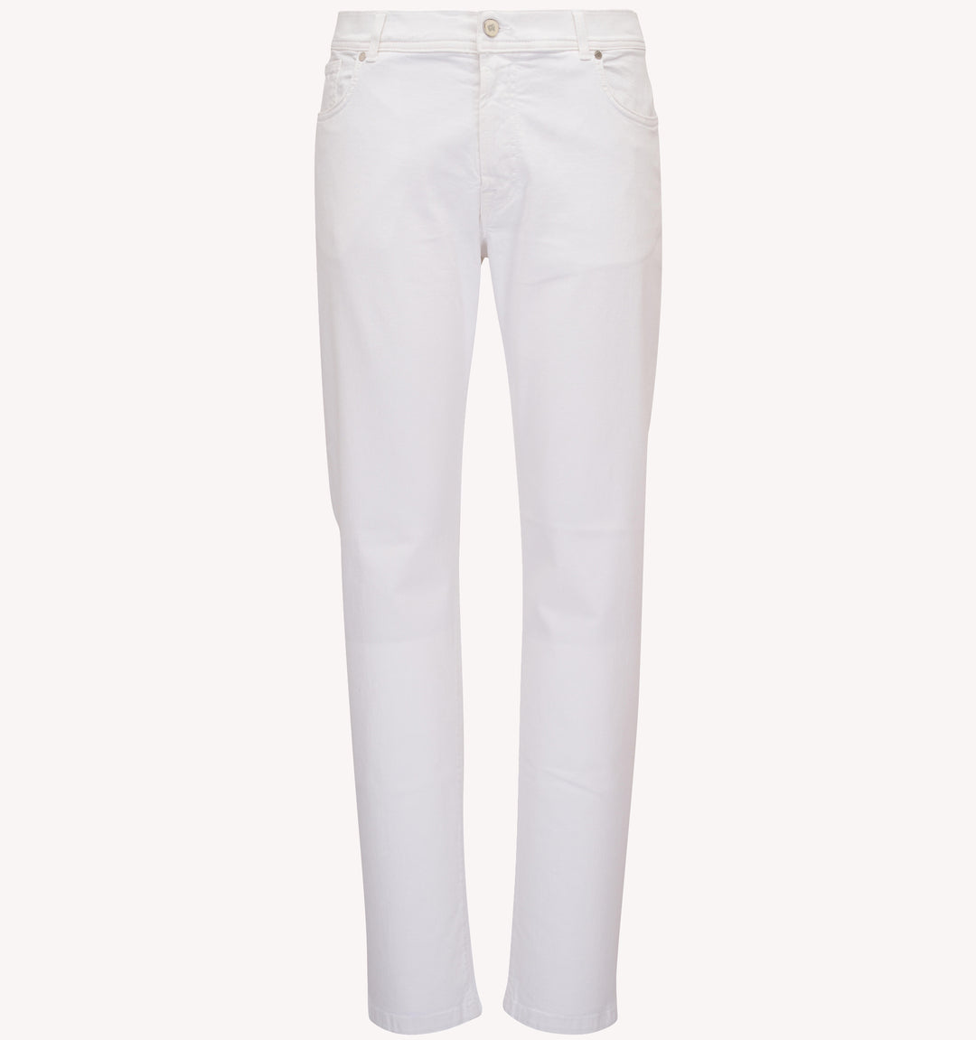 Pescarolo 5-Pocket Jean in White