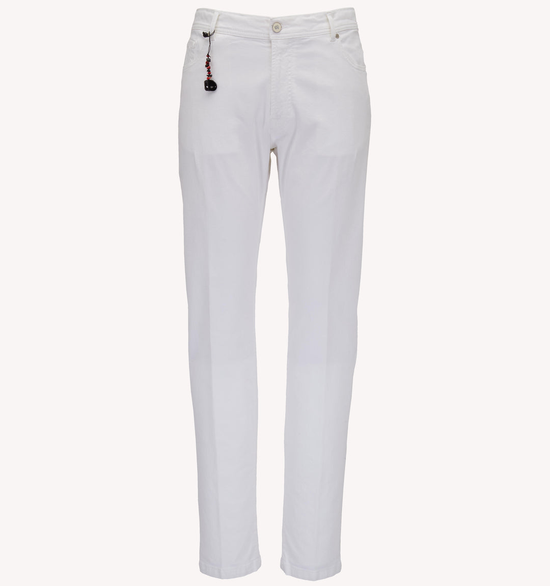 Pescarolo Bull 5-Pocket Pant in White