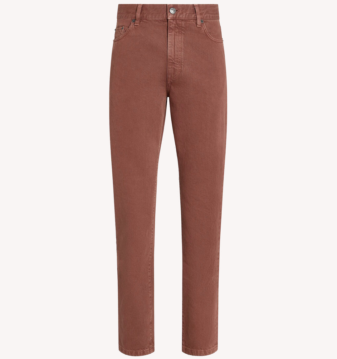 Zegna City 5-Pocket Jean in Rust
