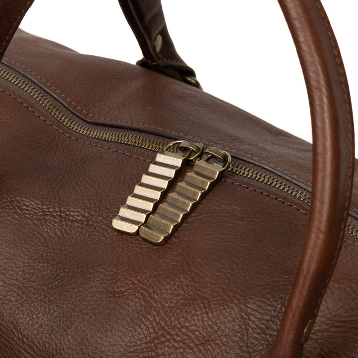Moore & Giles Booker Cabin Duffel in Seven Hills Chocolate