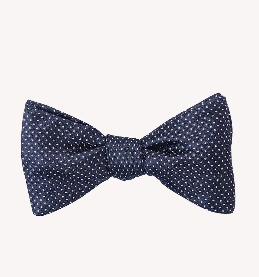 R. Hanauer Polka Dot Bowtie in Navy White