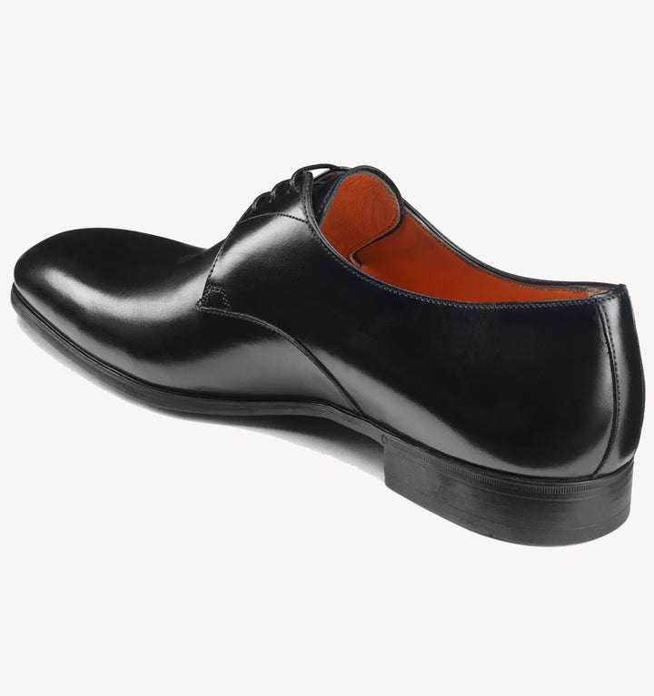 Santoni Induct Lace-up Shoe in Black