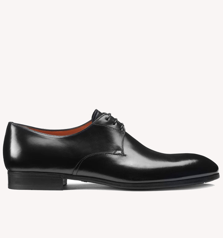 Santoni Induct Lace-up Shoe in Black