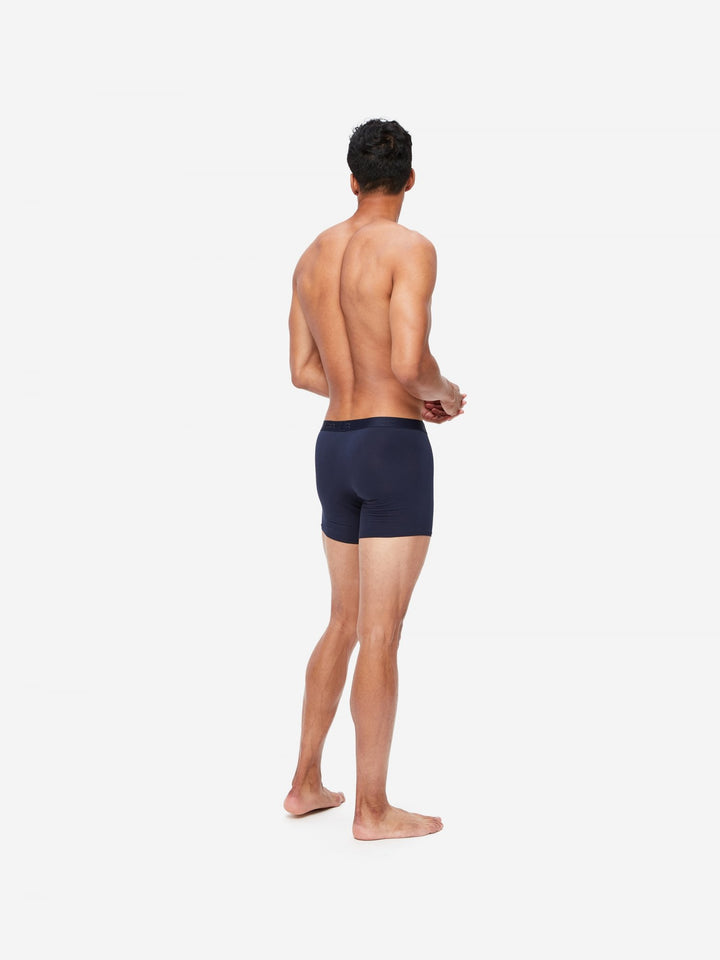 Derek Rose Jack Pima Cotton Trunks in Navy