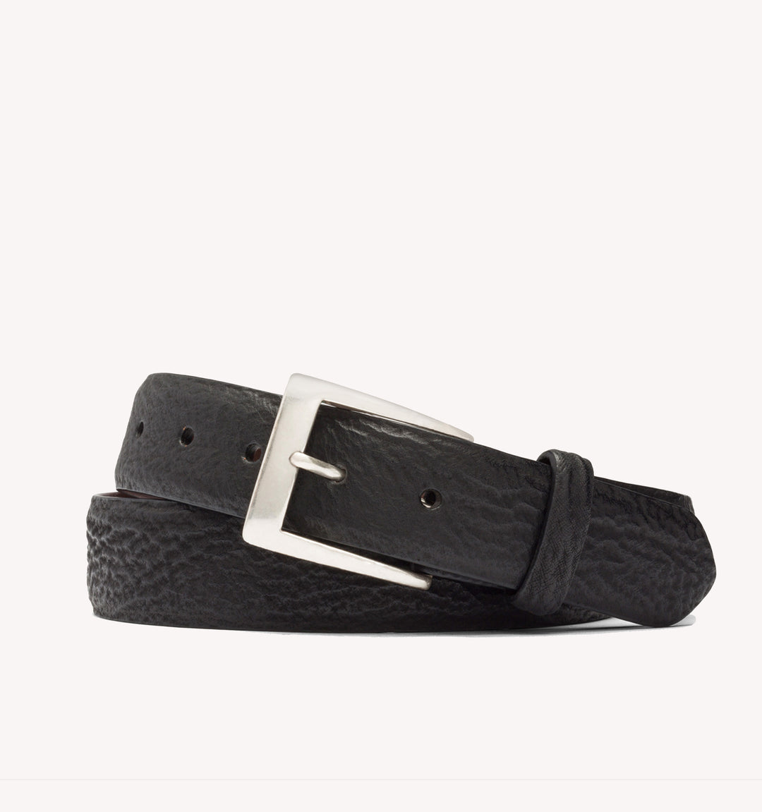 W. Kleinberg Shark Belt in Black