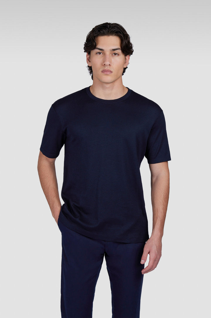 Paul & Shark X-Soft Interlock T-shirt in Blue