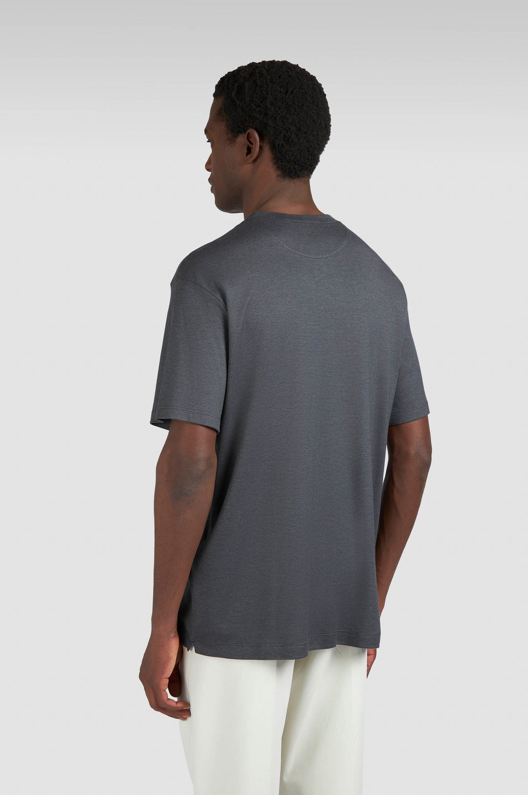 Paul & Shark X-Soft Interlock T-shirt in Dark Grey