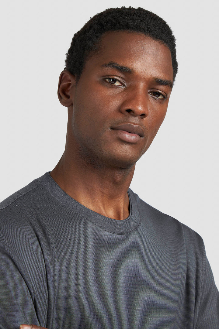 Paul & Shark X-Soft Interlock T-shirt in Dark Grey