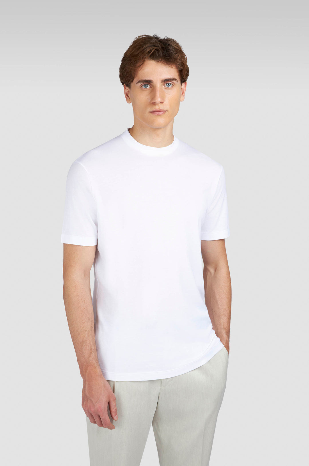 Paul & Shark X-Soft Interlock T-shirt in Snow White