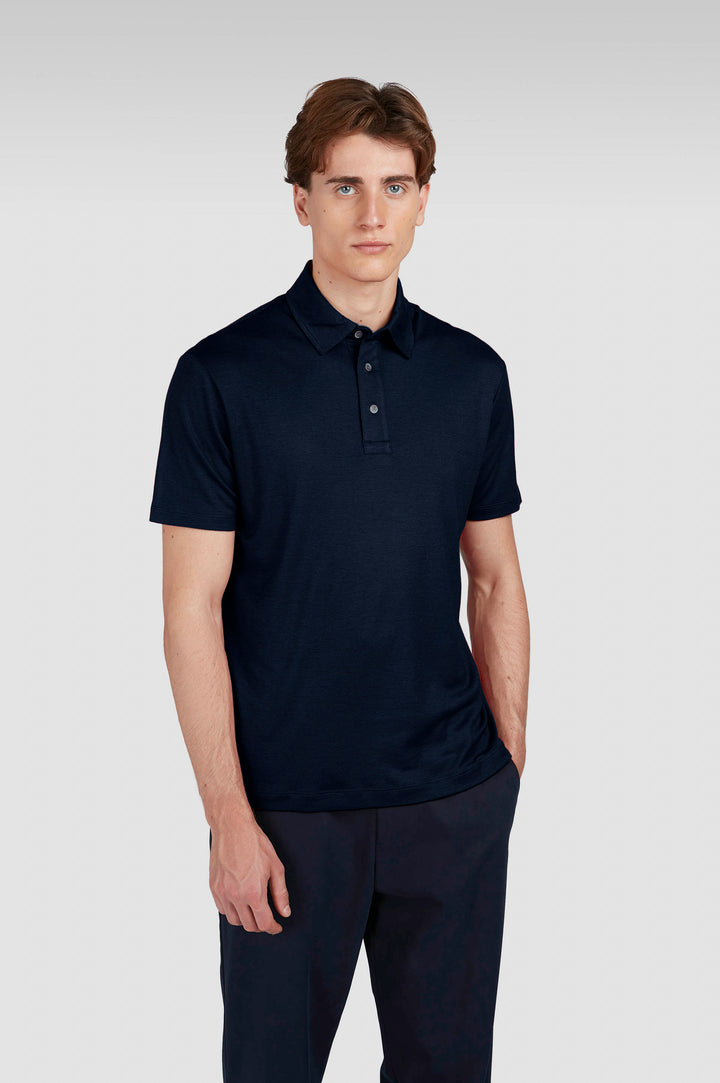 Paul & Shark X-Soft Interlock Polo in Blue