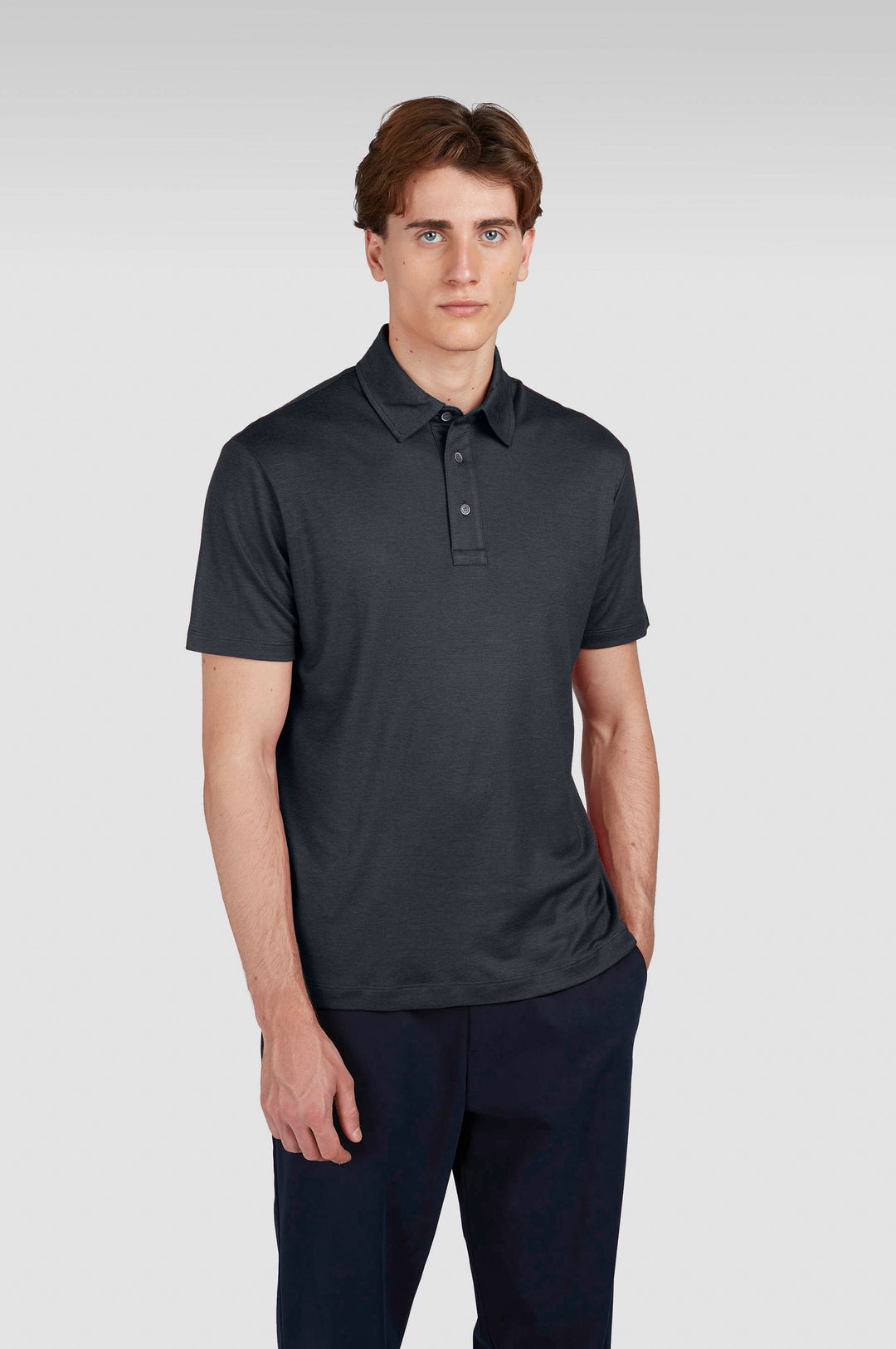 Paul & Shark X-Soft Interlock Polo in Dark Grey