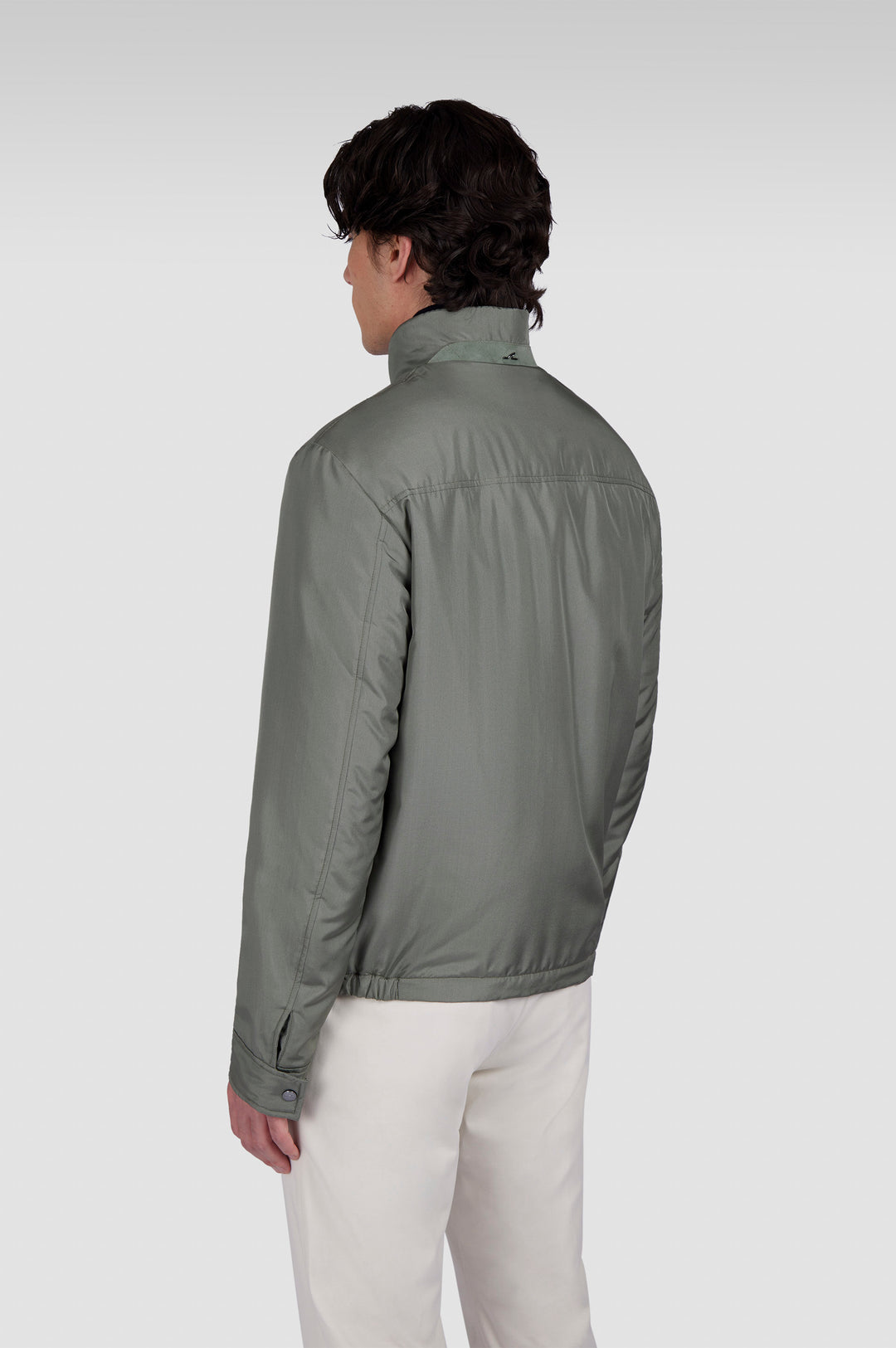 Paul & Shark Typhoon Silk Jacket in Agave Green