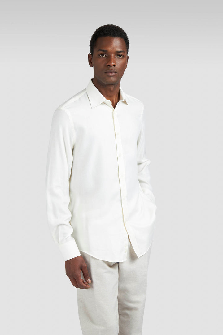 Paul & Shark X-Soft Sport Shirt in Ecru