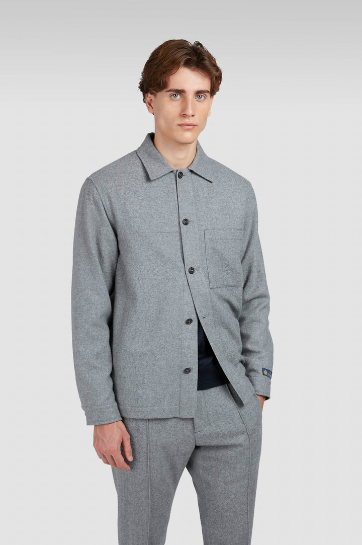 Paul & Shark Overshirt in Smoked Grey