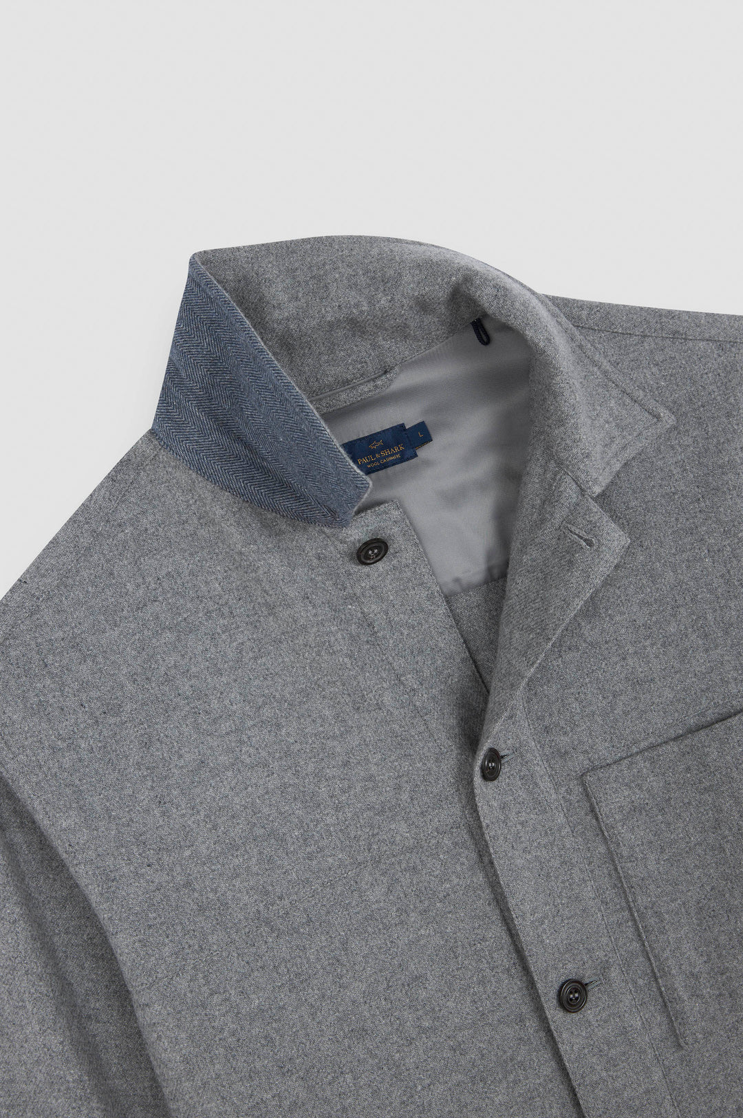 Paul & Shark Overshirt in Smoked Grey