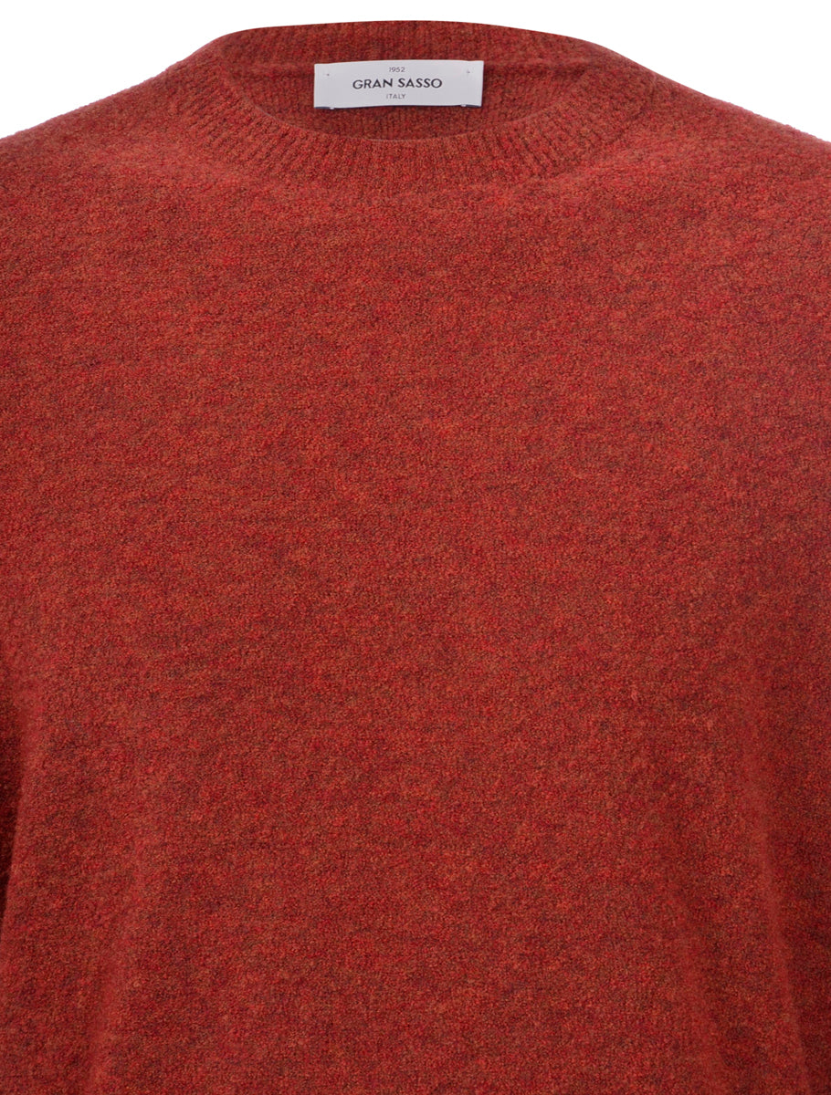 Gran Sasso Boucle Sweater in Rust