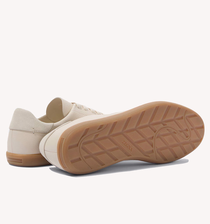 Zegna 232 Sneaker in Off White
