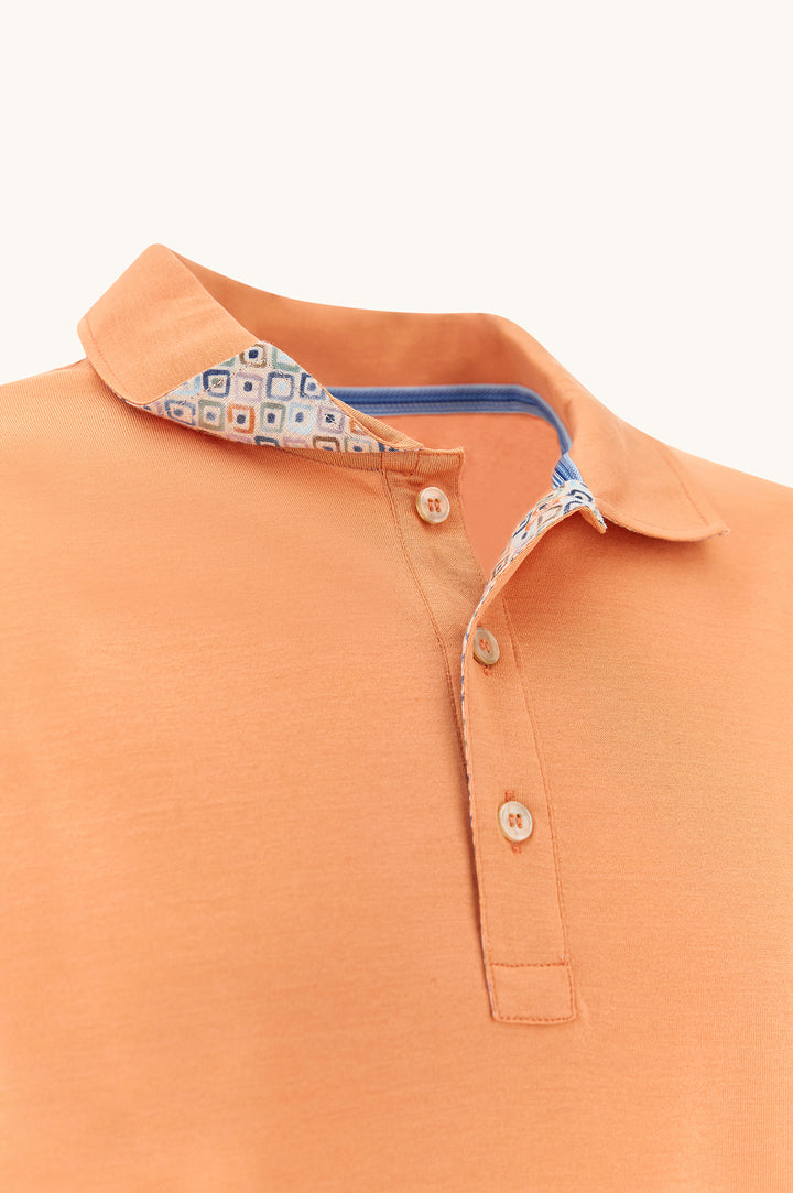 Paul & Shark Polo in Apricot Wash