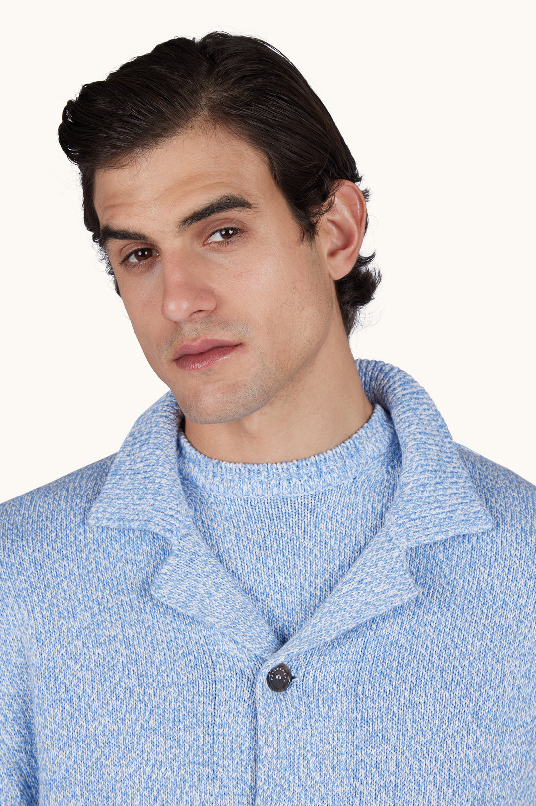 Paul & Shark Sweater in Bright White Blissful Blue