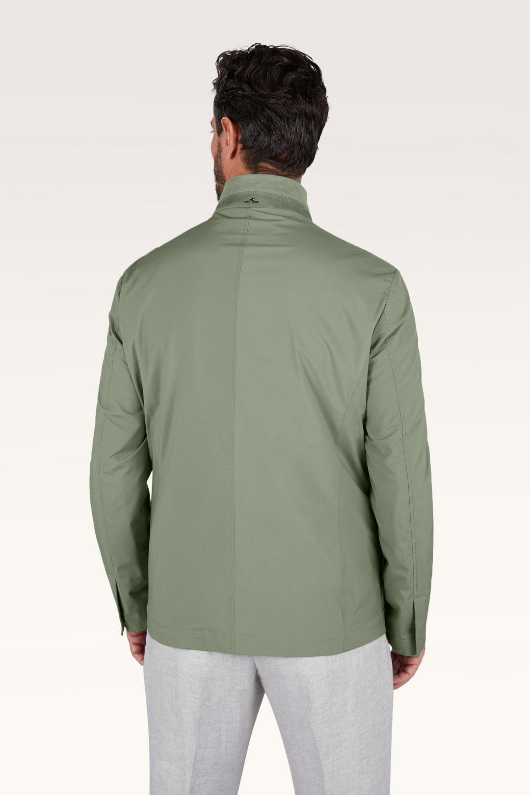 Paul & Shark Typhoon Platinum Car Coat in Agave Green