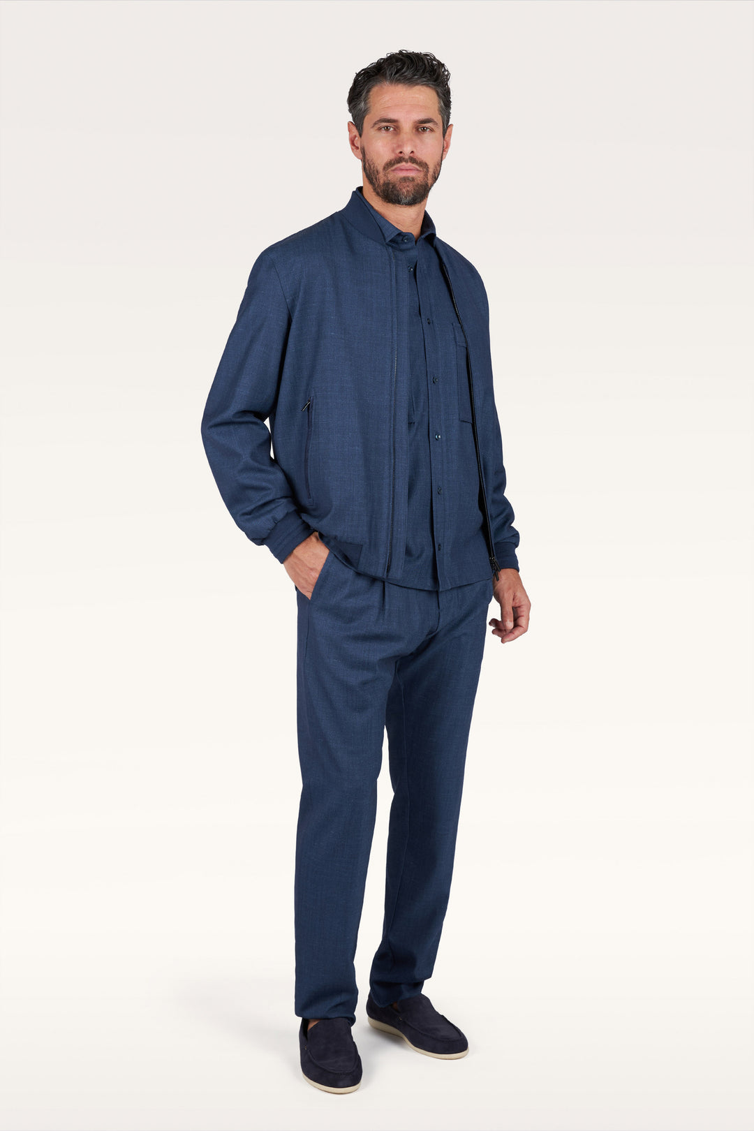 Paul & Shark Lucca Trousers in Navy Blue