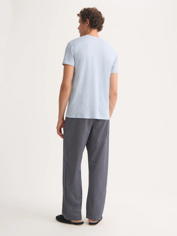 Derek Rose Ethan T-shirt in Light Blue Marl