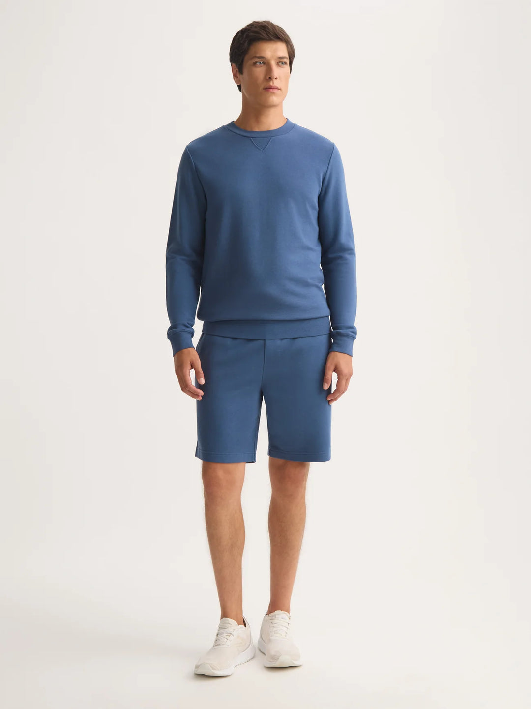 Derek Rose Quinn Sweatshirt in Denim