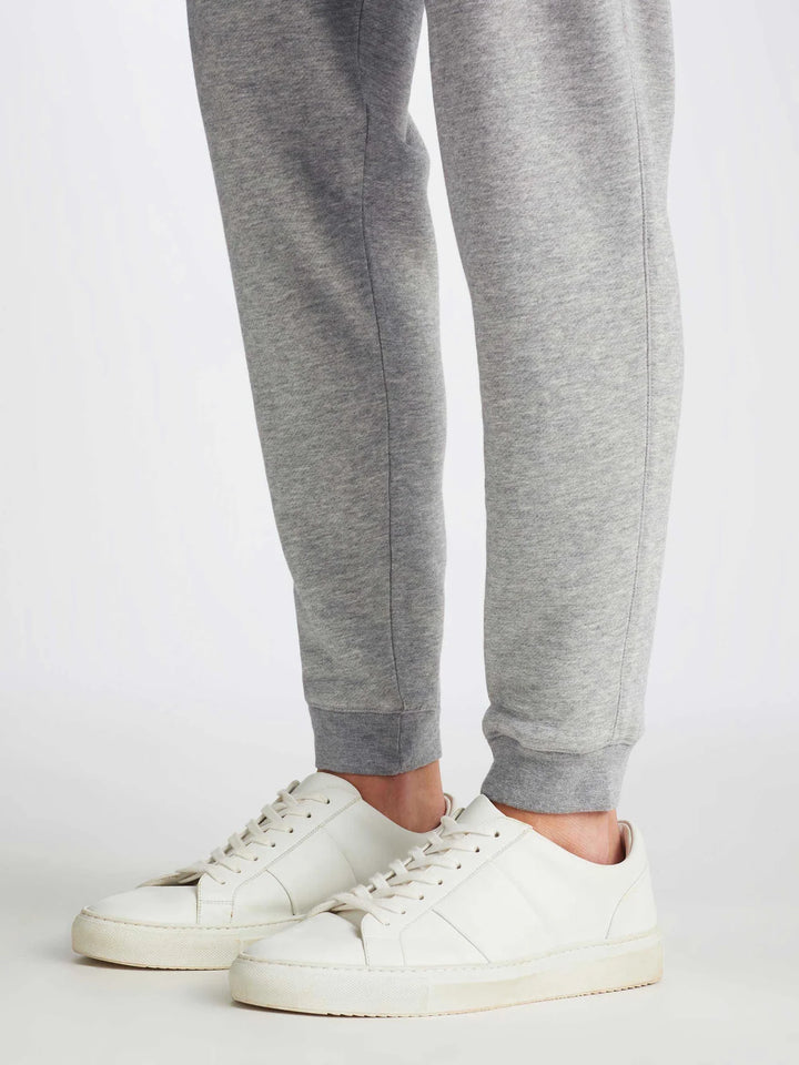 Derek Rose Quinn Sweatpant in Silver