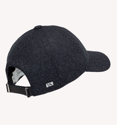 Varsity Wool Soft Front Hat in Nightfall Black