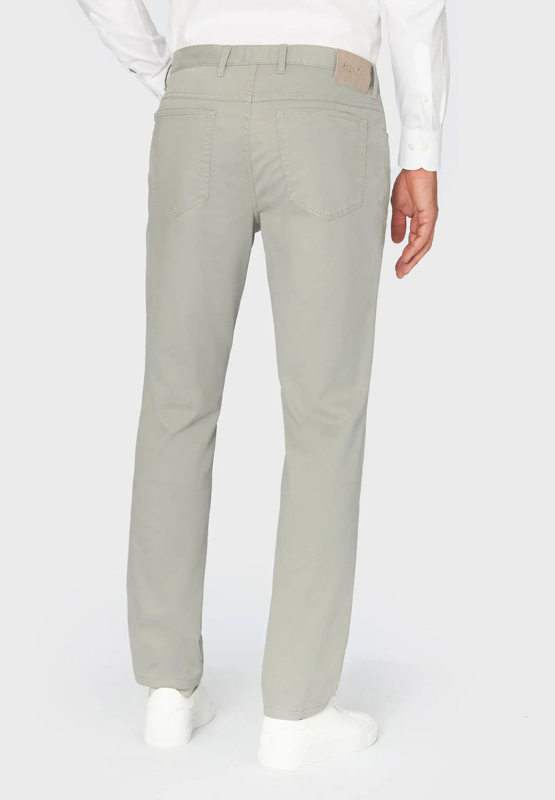 Hiltl Dude 5-Pocket Pant in Light Grey