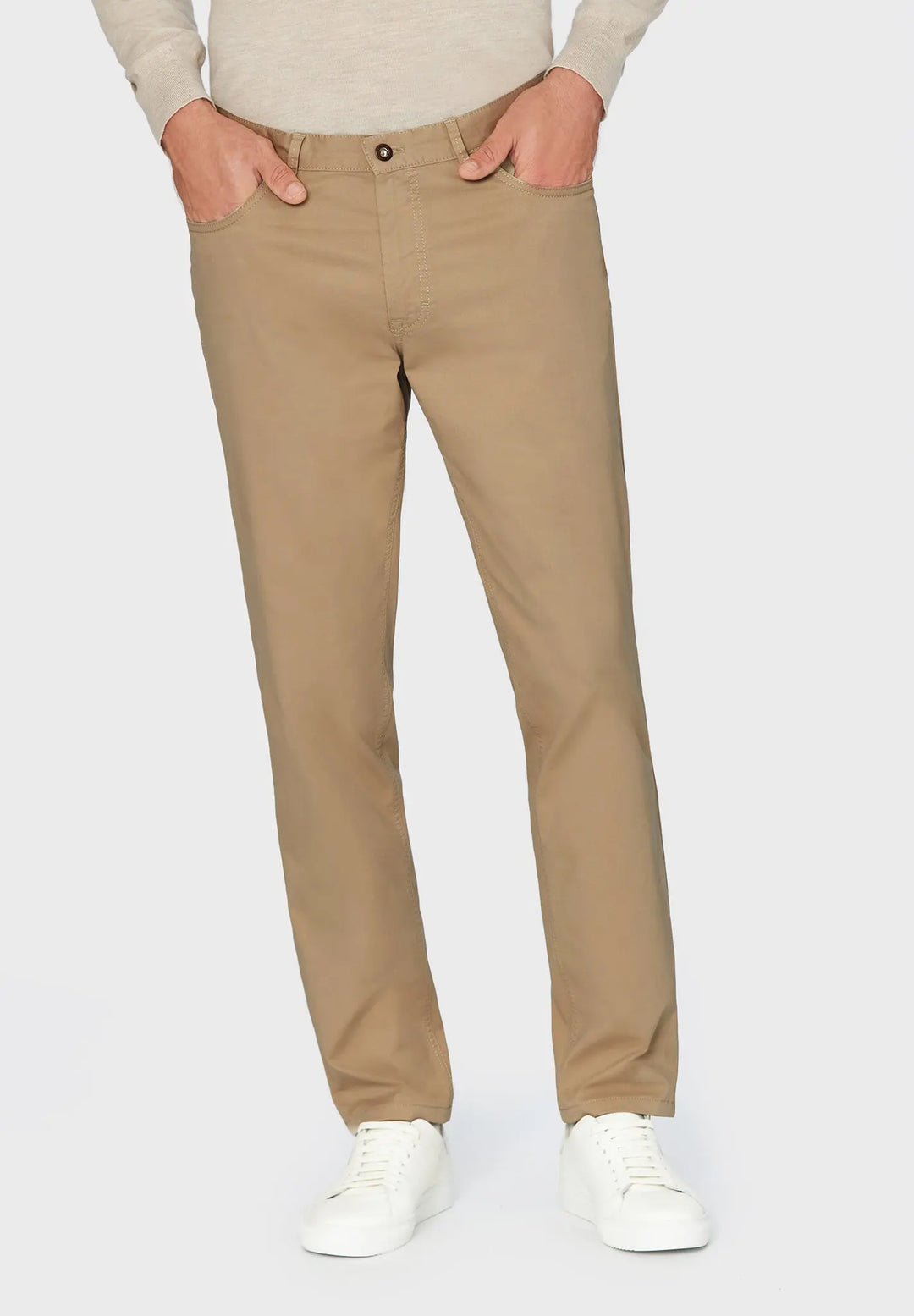 Hiltl Dude 5-Pocket Pant in Tan