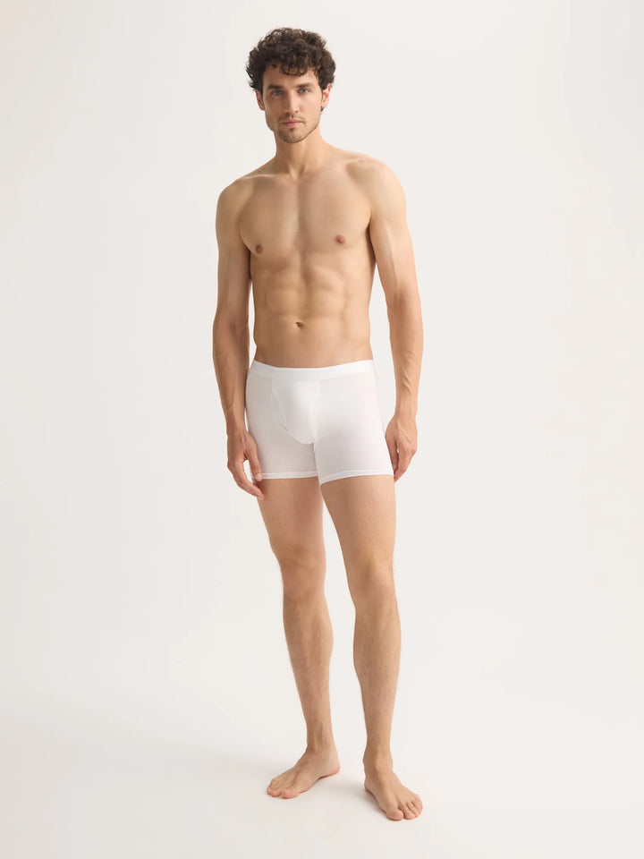 Derek Rose Alex Trunks in White
