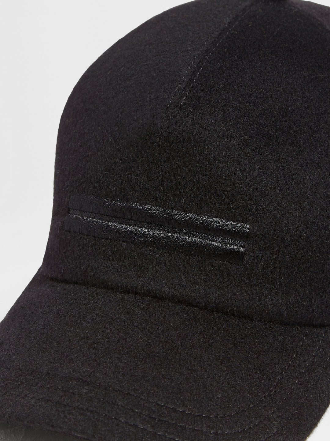 Zegna Oasi Cashmere Baseball Cap in Black