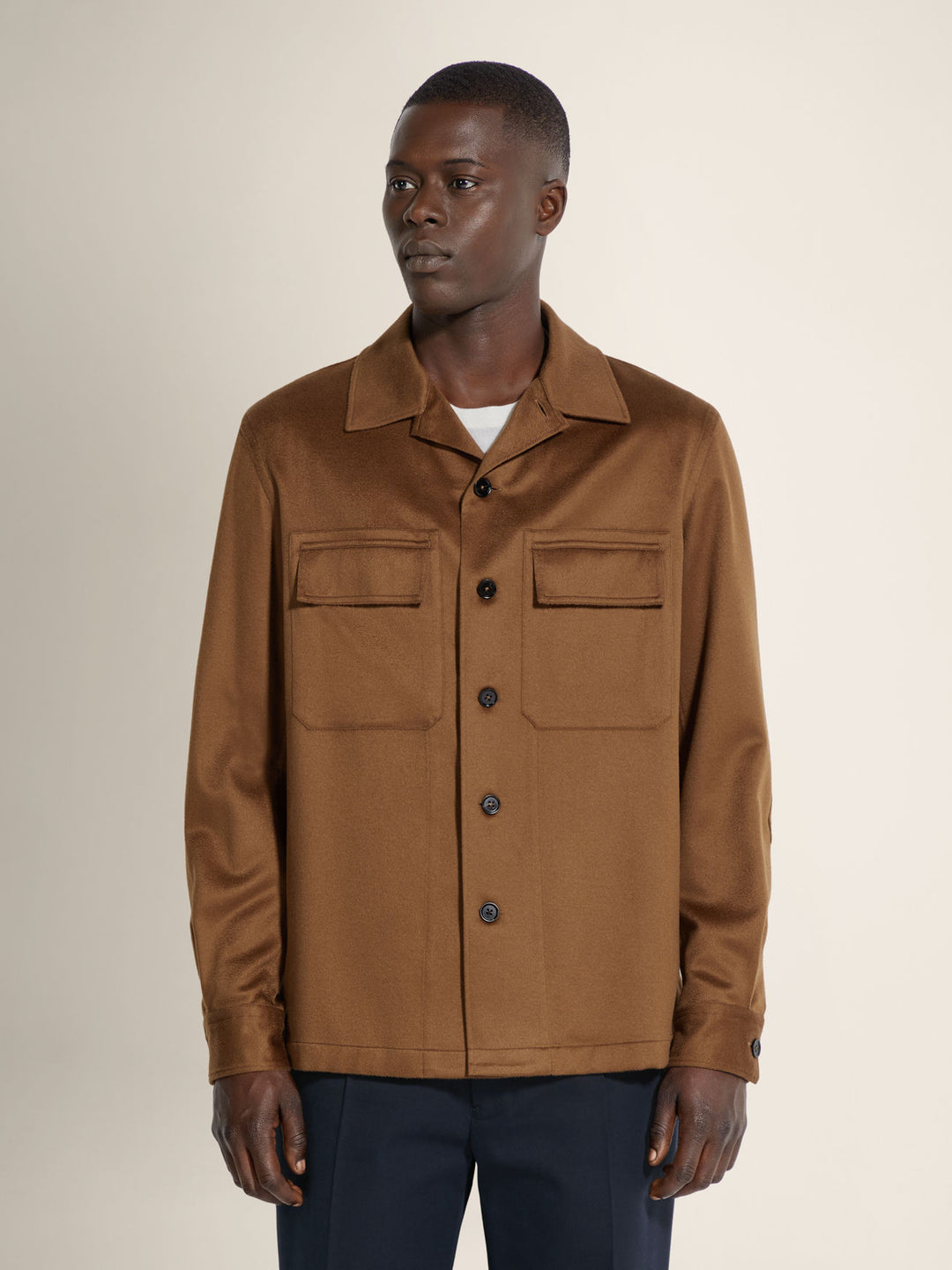 Zegna Overshirt in Dark Foliage