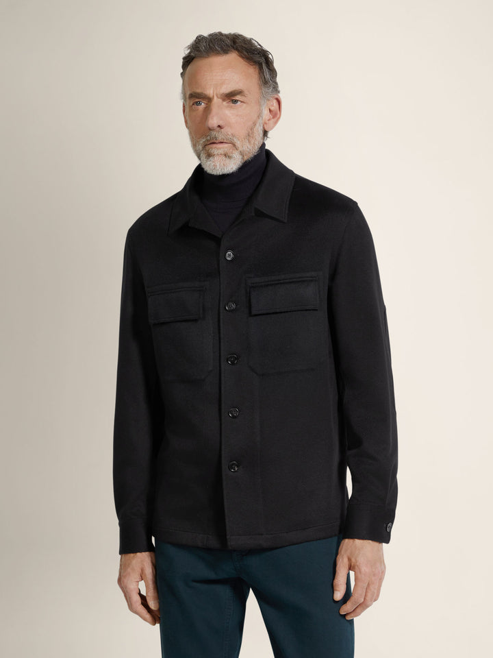 Zegna Overshirt in Black