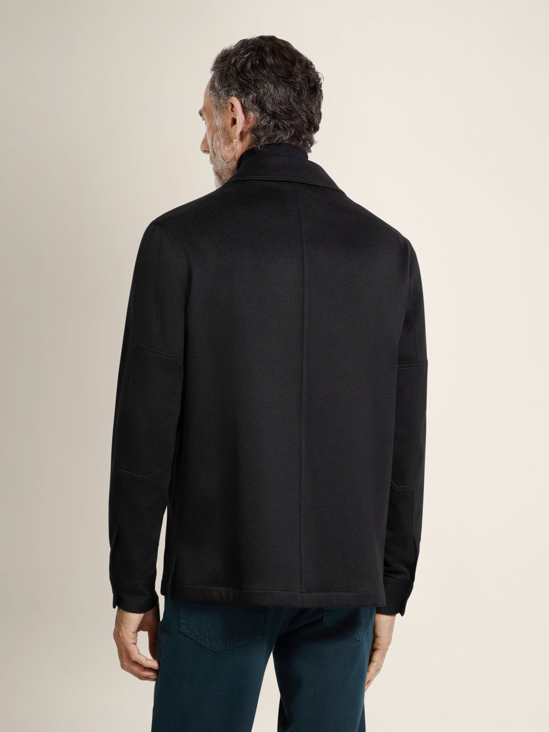 Zegna Overshirt in Black