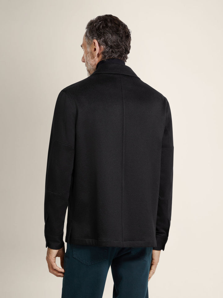 Zegna Overshirt in Black