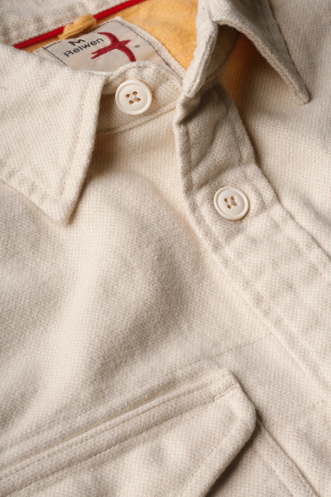 Relwen Utility Workshirt in Bone Canvas