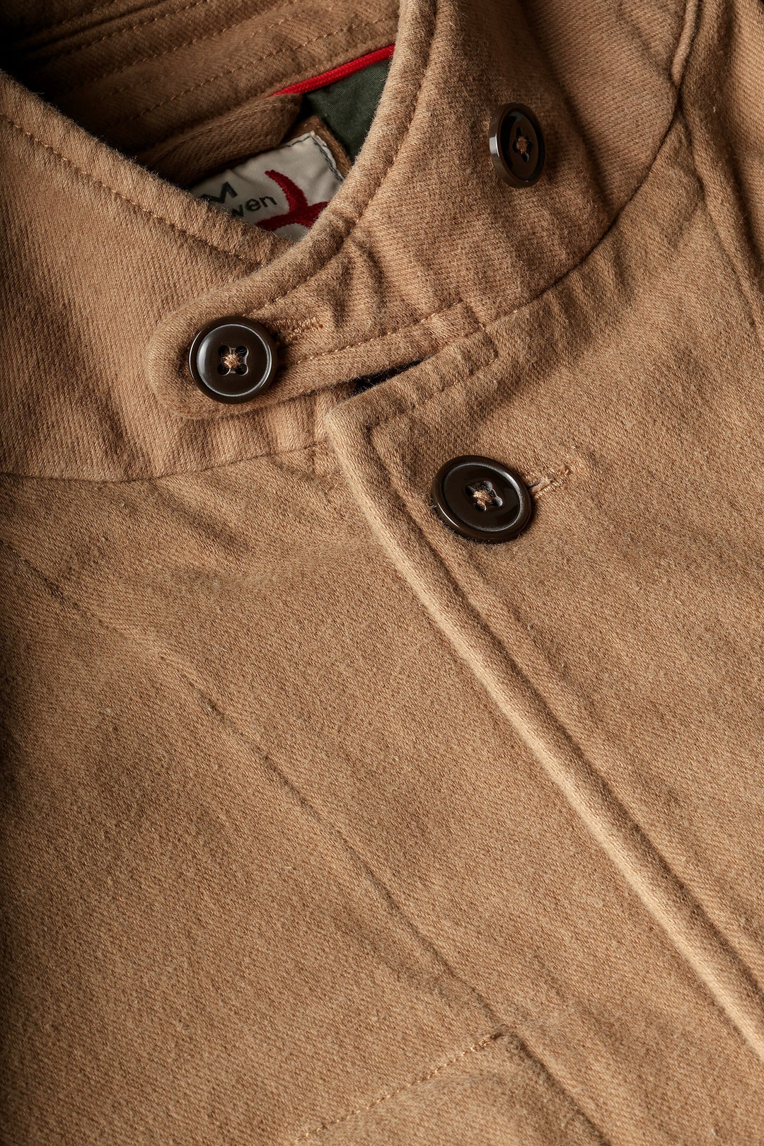 Relwen Moleskin Trap Blazer in Camel