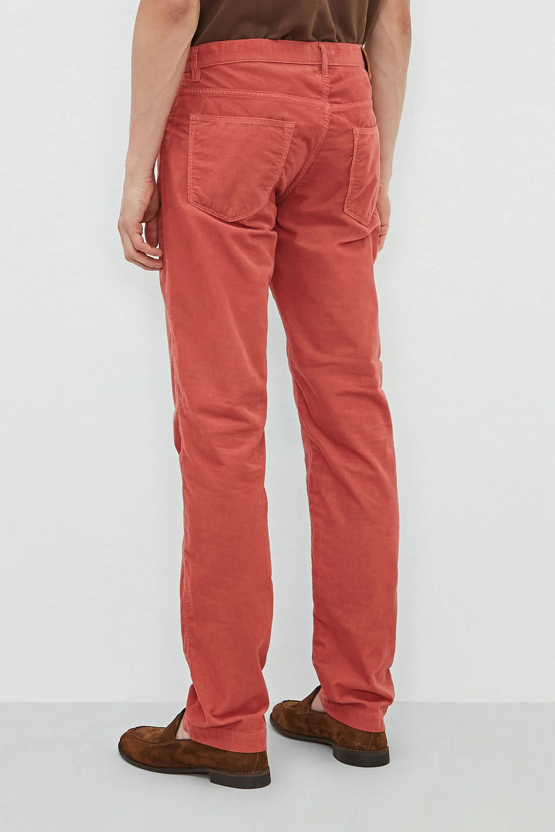 Massimo Alba Alguna Baby Corduroy Sport Trouser in Coral