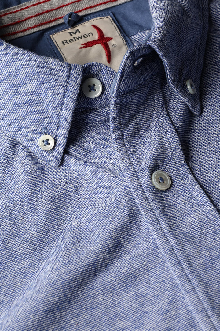 Relwen Flineline Sport Shirt in Navy White