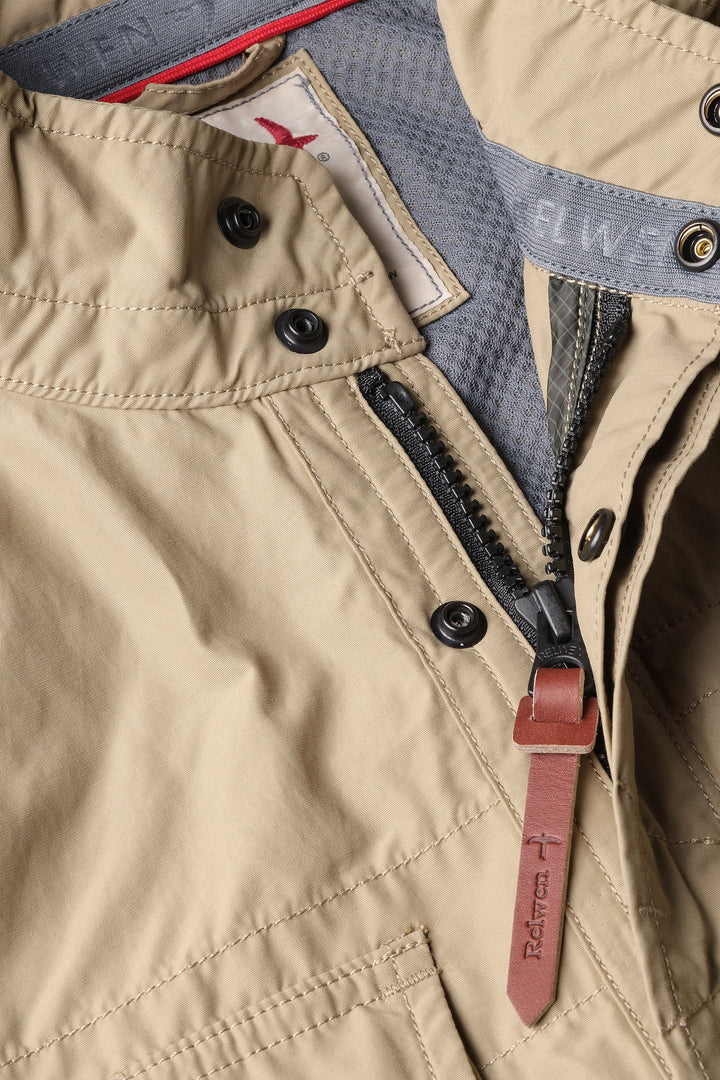 Relwen Sailcloth Tanker Jacket in Desert Khaki
